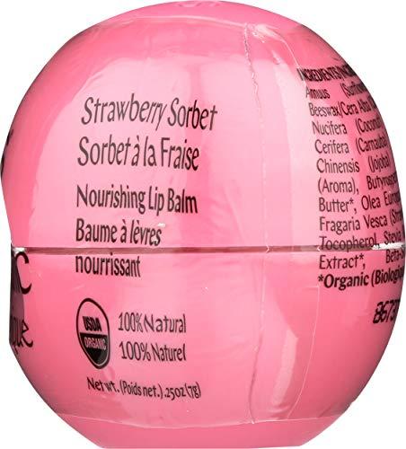 eos eos Lip Balm Smooth Sphere, Strawberry Sorbet, 0.25 Oz