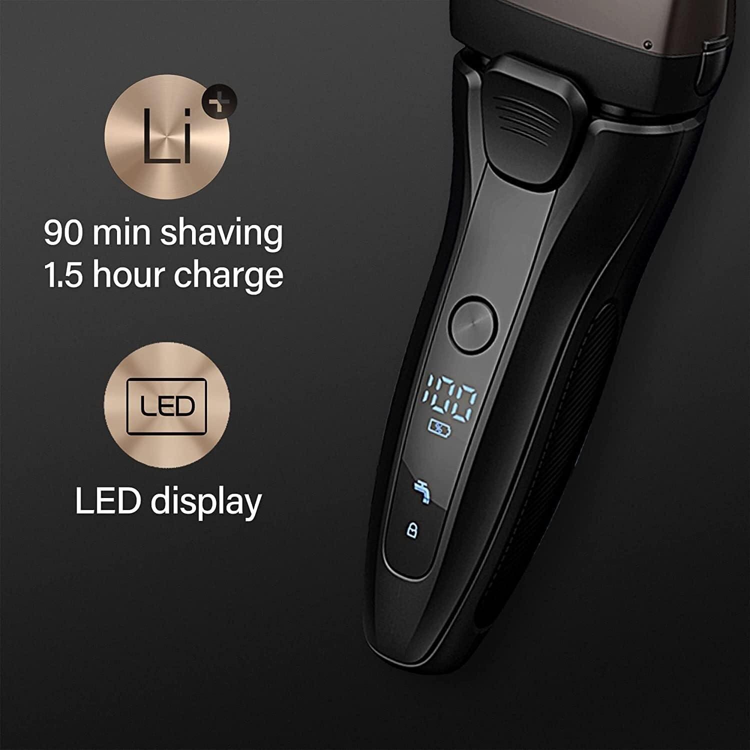 YQYBF YQYBF Men\'s Electric Foil Shaver Electric Razor for Men Men\'s Electric Shavers with Pop-up Precision & Sideburn Trimmer, Rechargeable, Wet & Dry Cordless Shaver