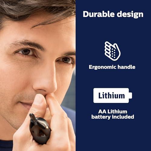 Philips Norelco Philips Norelco Bodygroom Series 5000 Showerproof Body & Manscaping Trimmer for Men with Back Attachment, BG5025/40 + Philips Norelco Nose Trimmer 3000, for Nose, Ears, Eyebrows, NT3600/62
