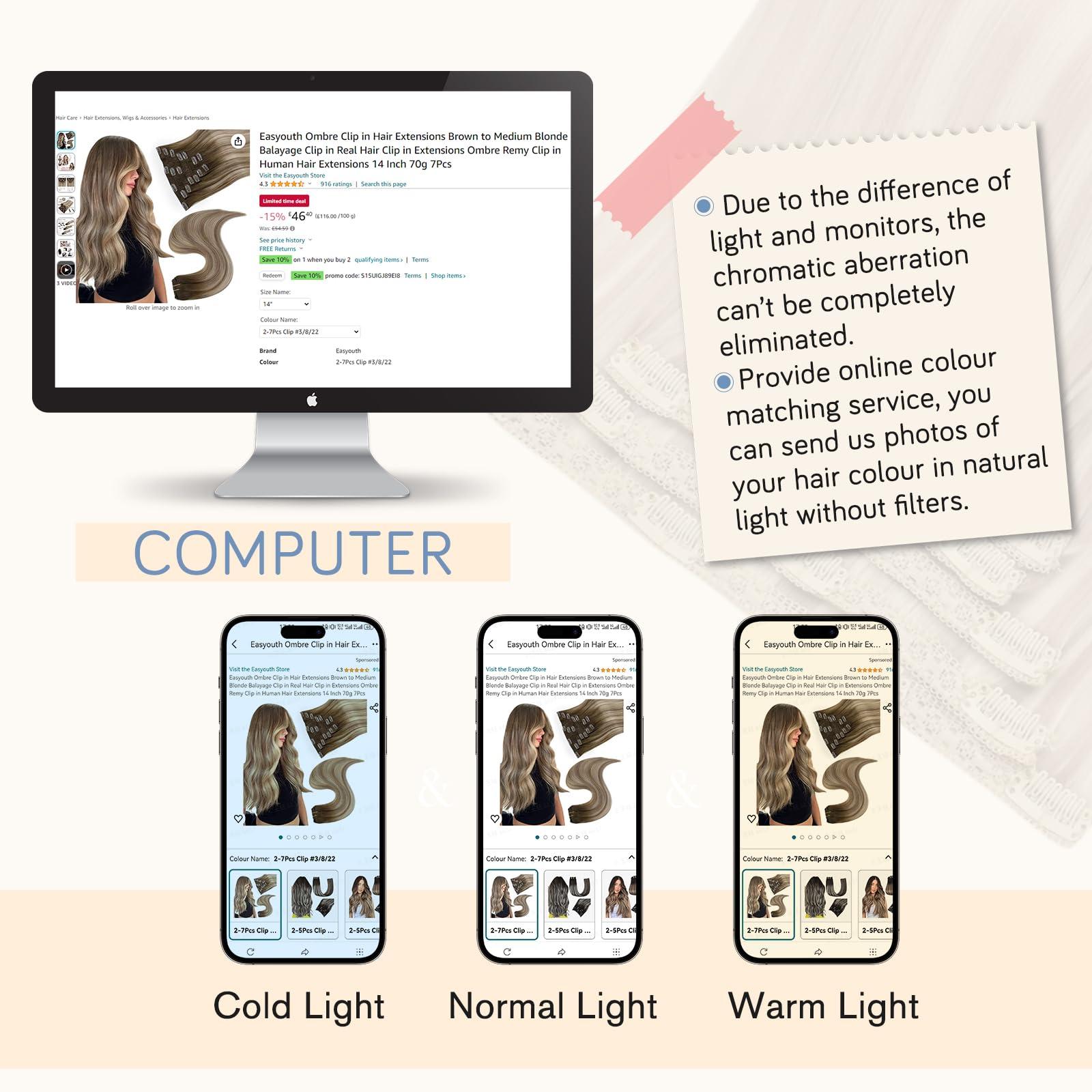 Easyouth Easyouth Sew in Hair Extensions Human Hair White Blonde Weft Hair Extensions Real Human Hair Blonde Hair Extensions Sew In Remy Human Hair Extensions 20 Inch 100G