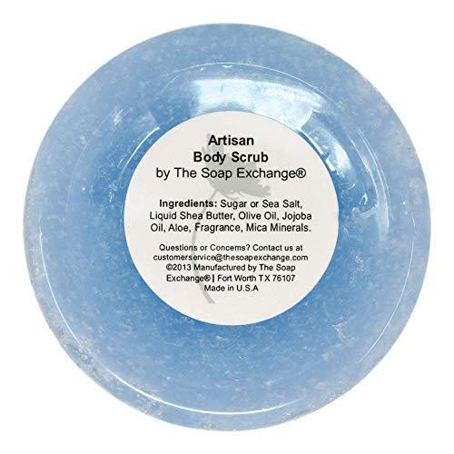 The Soap Exchange The Soap Exchange Sugar Body Scrub - Barbershop Scent - Hand Crafted 8 fl oz / 240 ml Natural Artisan Skin Care, Shea Butter, Exfoliate, Moisturize, & Protect. Made in the USA.