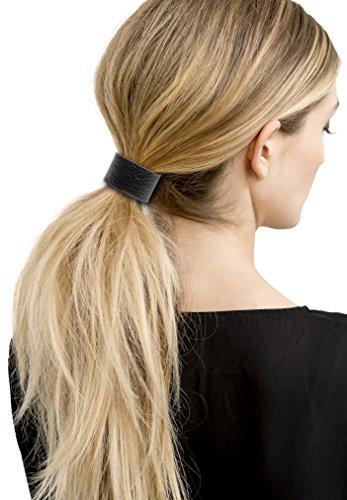 Diane 1907 Leather Hair Cuff, Brown NHH061