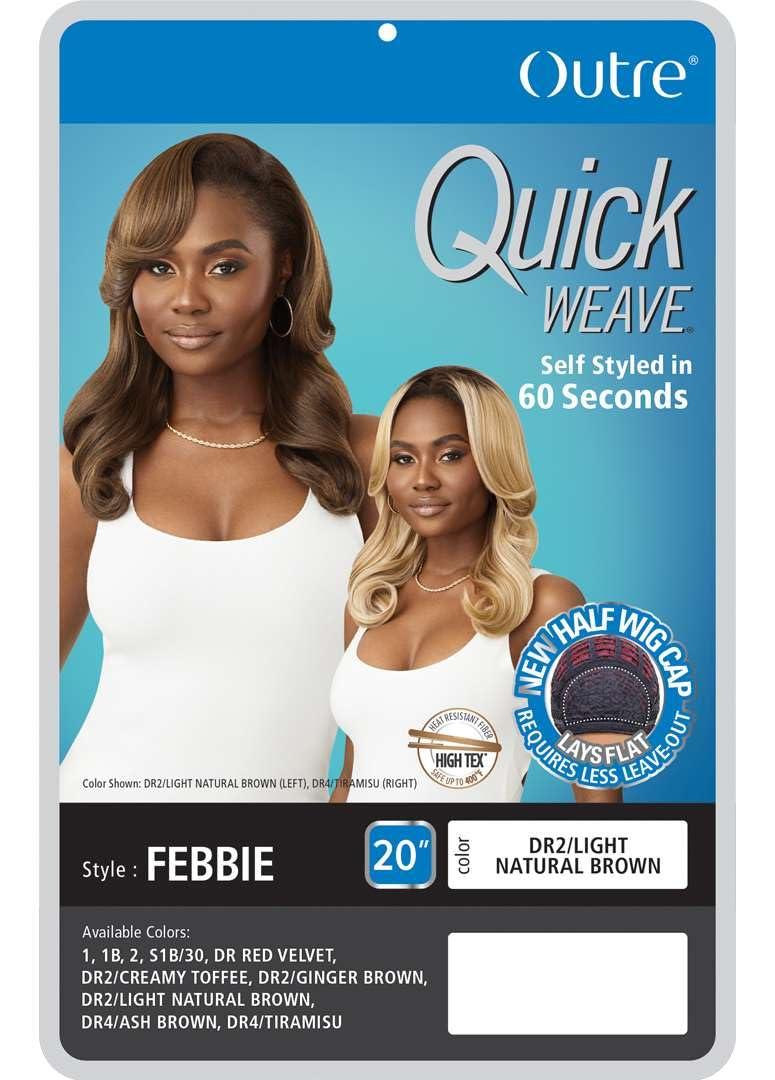 Outre Outre Quick Weave - Febbie (DR RED VELVET)