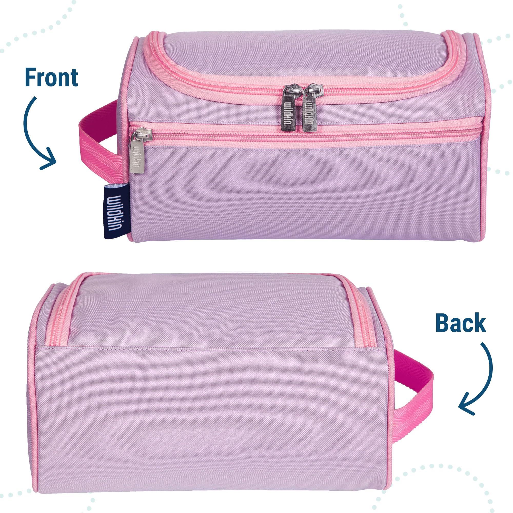 Wildkin Wildkin Toiletry Bag for Boys and Girls, Stay Organized on the Go with Our Spacious and Multifunctional Toiletry Bags, Ideal for School, Weekend, or Overnight Travel (Lilac)