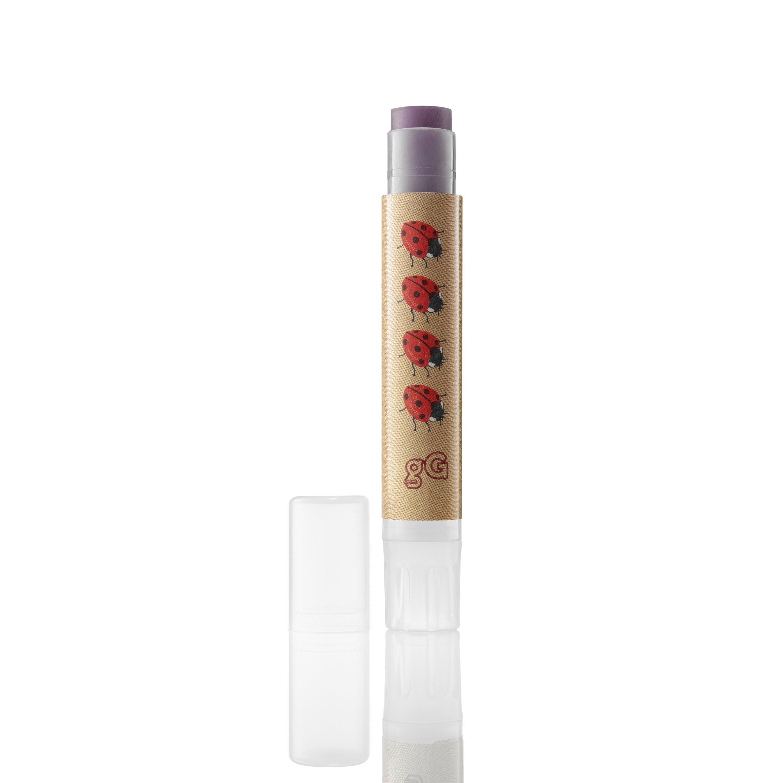 GEO GIrl geo GiRL J4G (Just4Grins) Lip Balm, Grapeful (Pack of 2)