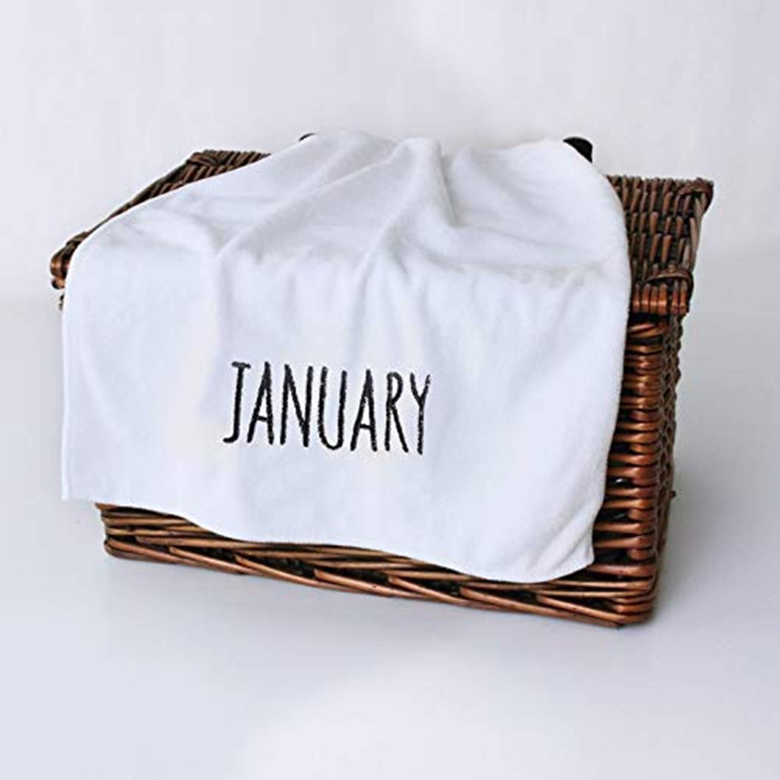 Yiheng Factory wholesale microfiber month Towel new style creative household daily necessities custom gift logo (JANUARY????)