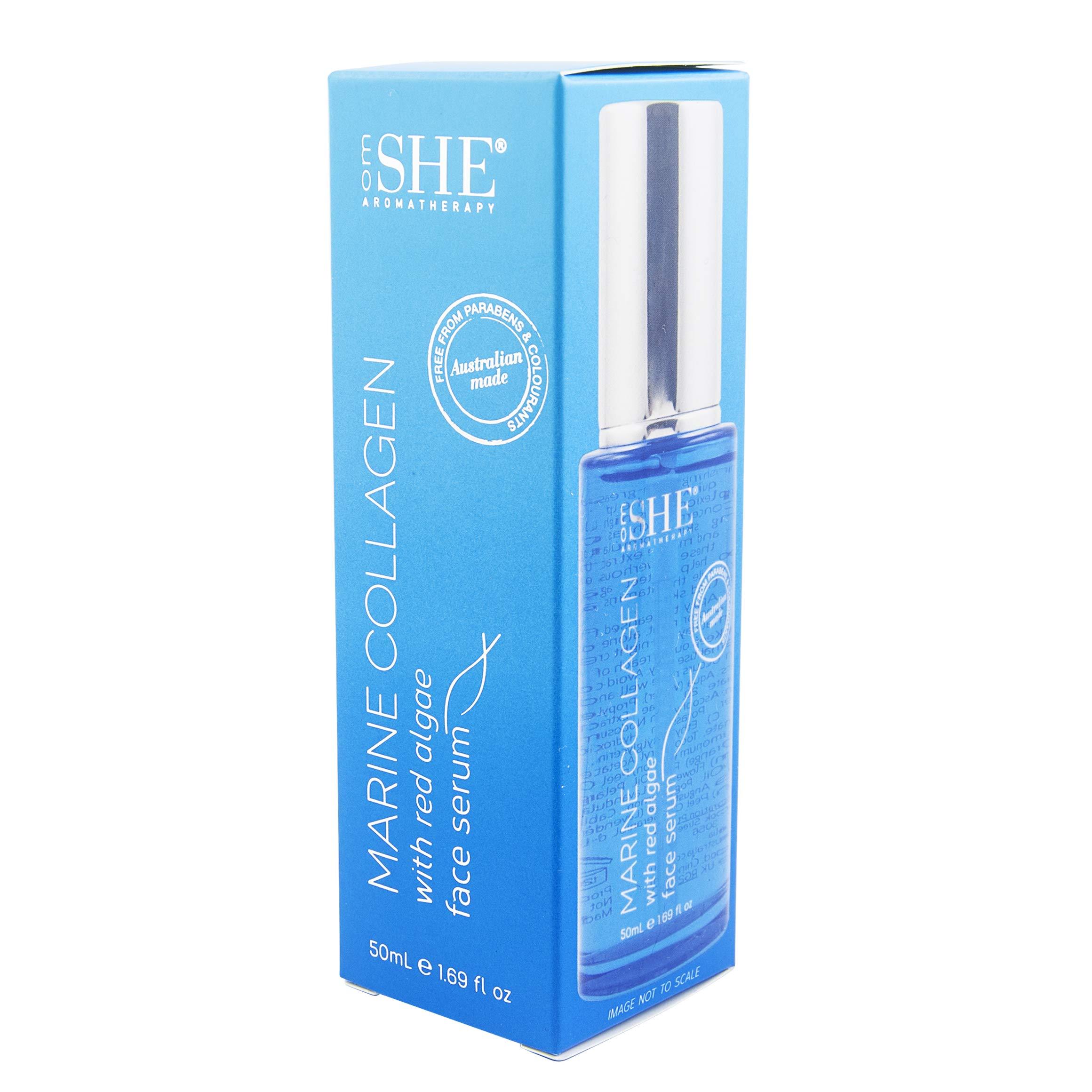 Om She Om SHE Aromatherapy Marine Collagen with Red Algae Face Serum