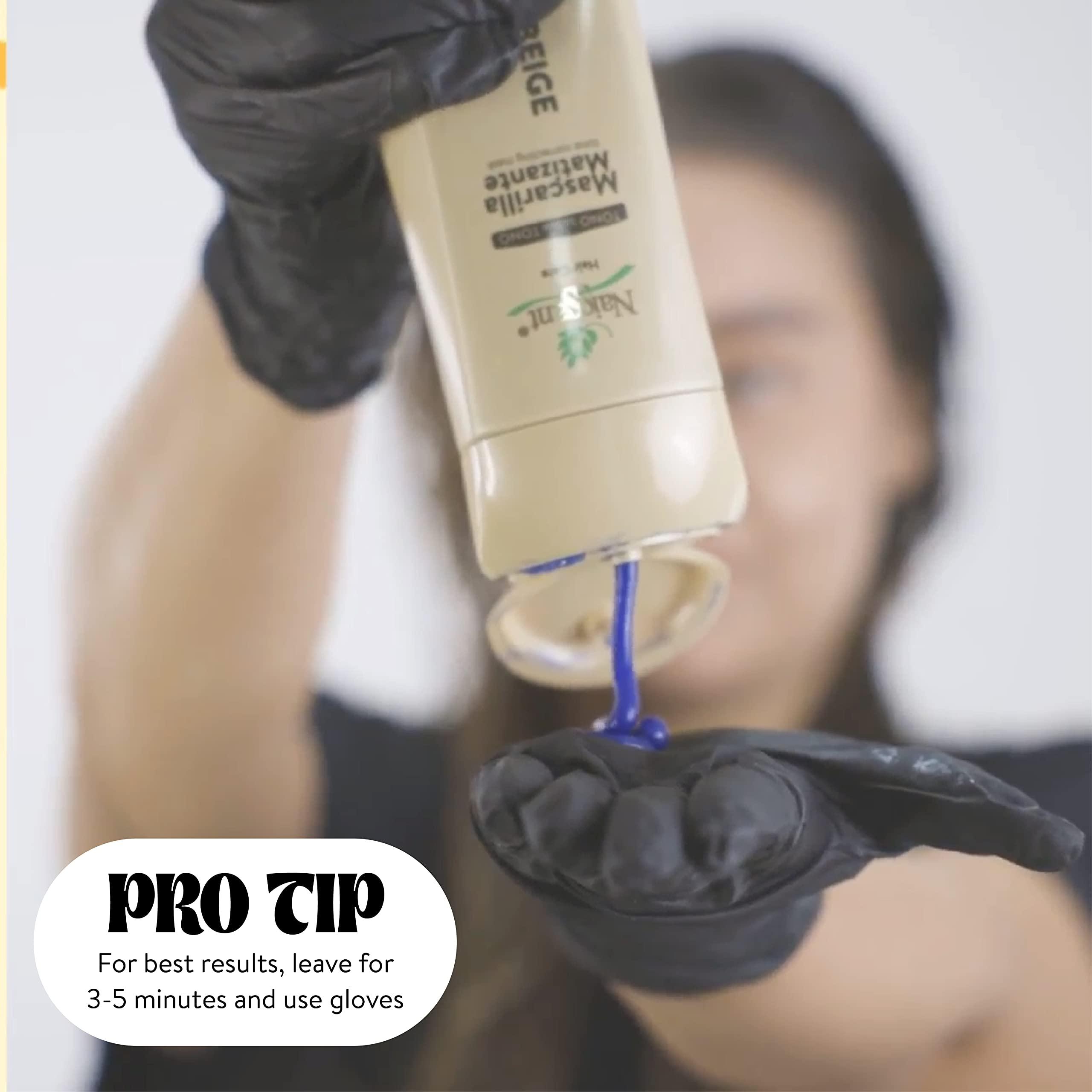 naissant Naissant Set Purple Shampoo & Toning Mask | Eliminates Brassiness | Neutralizes Yellow & Orange Tones | Paraben, Ammonia & Sulfate Free | Pro-Vitamin B5, Olive Oil & Honey (Perla Beige) 10.1 Fl Oz