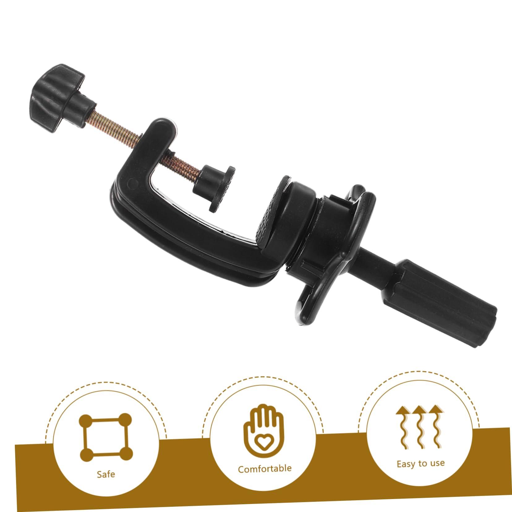 SOESFOUFU SOESFOUFU Sturdy Mannequin Head Stand Tripod Wig Holder for Hairdresser Practice Training Mannequin Head Random Style