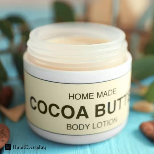HalalEveryDay 1 Lb Ecuadorian Cocoa (Cacao) Butter - Pure, Raw and Unprocessed - Use for Lotion, Cream, Lip Balm, Oil Stick or Body Butter - NON-GMO, Vegan and Halal
