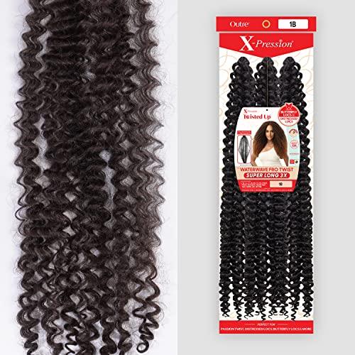 x-pression Outre Crochet Braids X-Pression Twisted Up 3X Waterwave Fro Twist Super Long (1-pack, 27)