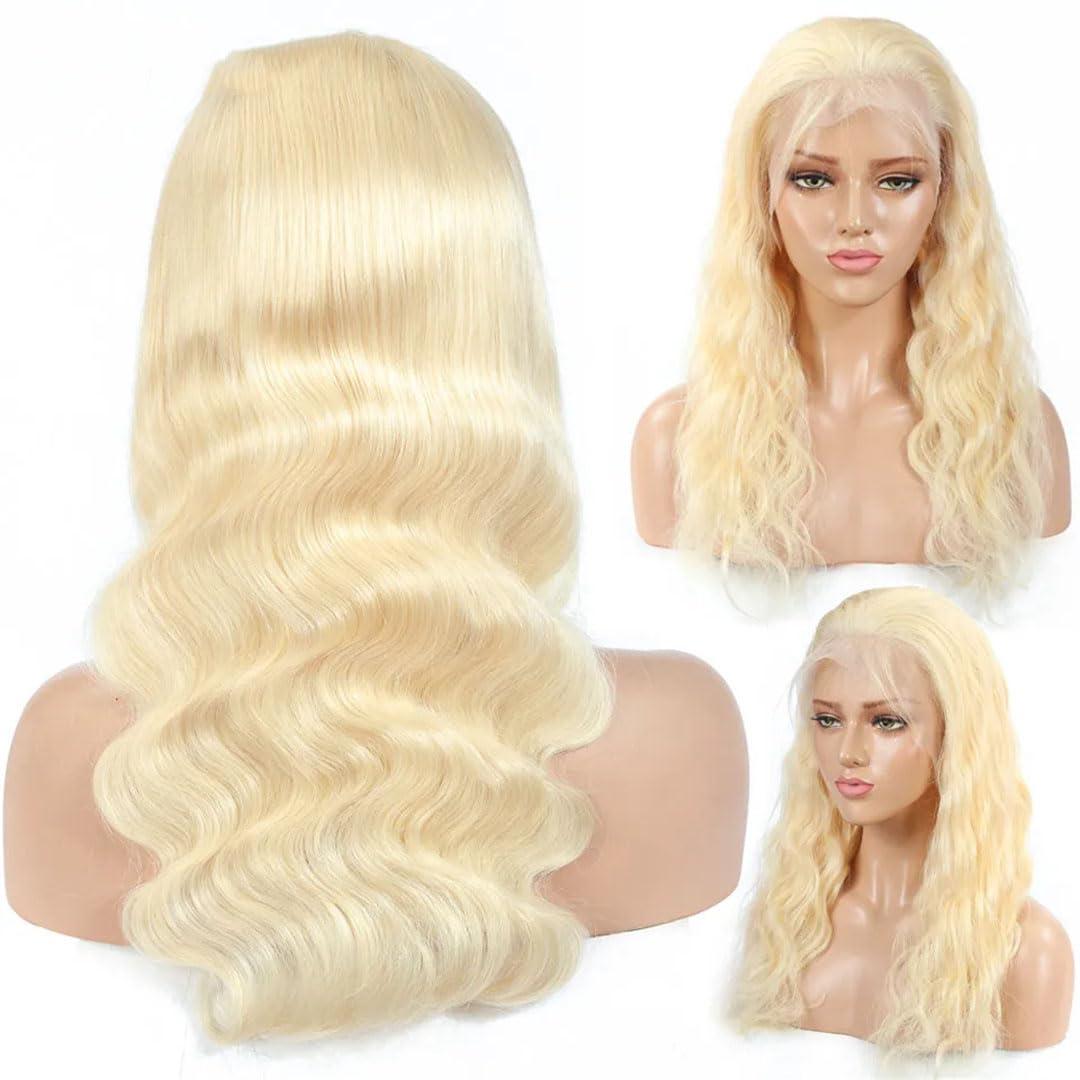 Generic 613 Blonde Lace Wigs Body Wave 13X4 Lace Front Human Hair Wigs For Black Women
