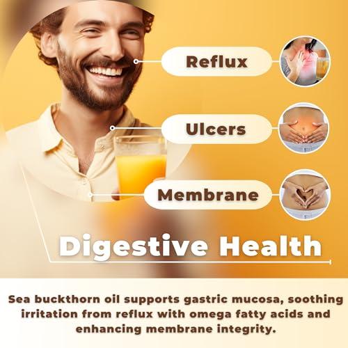 TODICAMP TODICAMP Sea Buckthorn Oil Organic - 2 fl oz Cold-Pressed Sea Buckthorn Berry Oil - Seabuckthorn Oil for Face and Organic Sea Buckthorn Oil Supplement