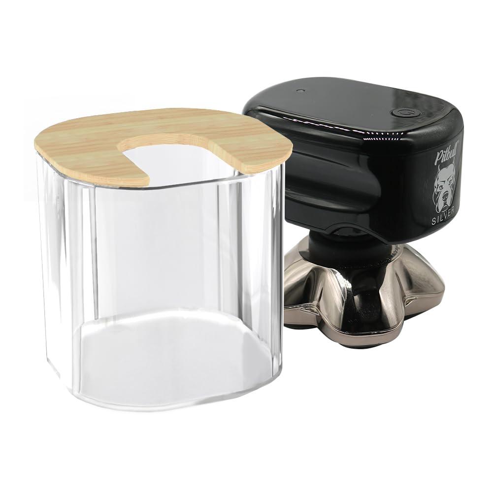 MirageCover MirageCover Bamboo Shaver Rinse Stand Compatible with Skull Shaver Pitbull Gold PRO Head Shaver