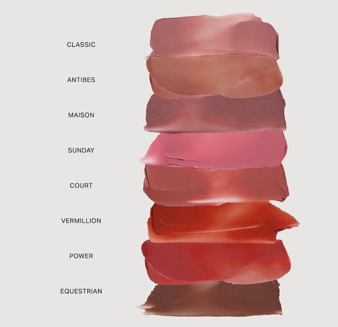 Merit Beauty. Generic M Signature Lip Lightweight Matte Lipstick (Vermillion- warm red), 0.11 Ounce (Pack of 1)