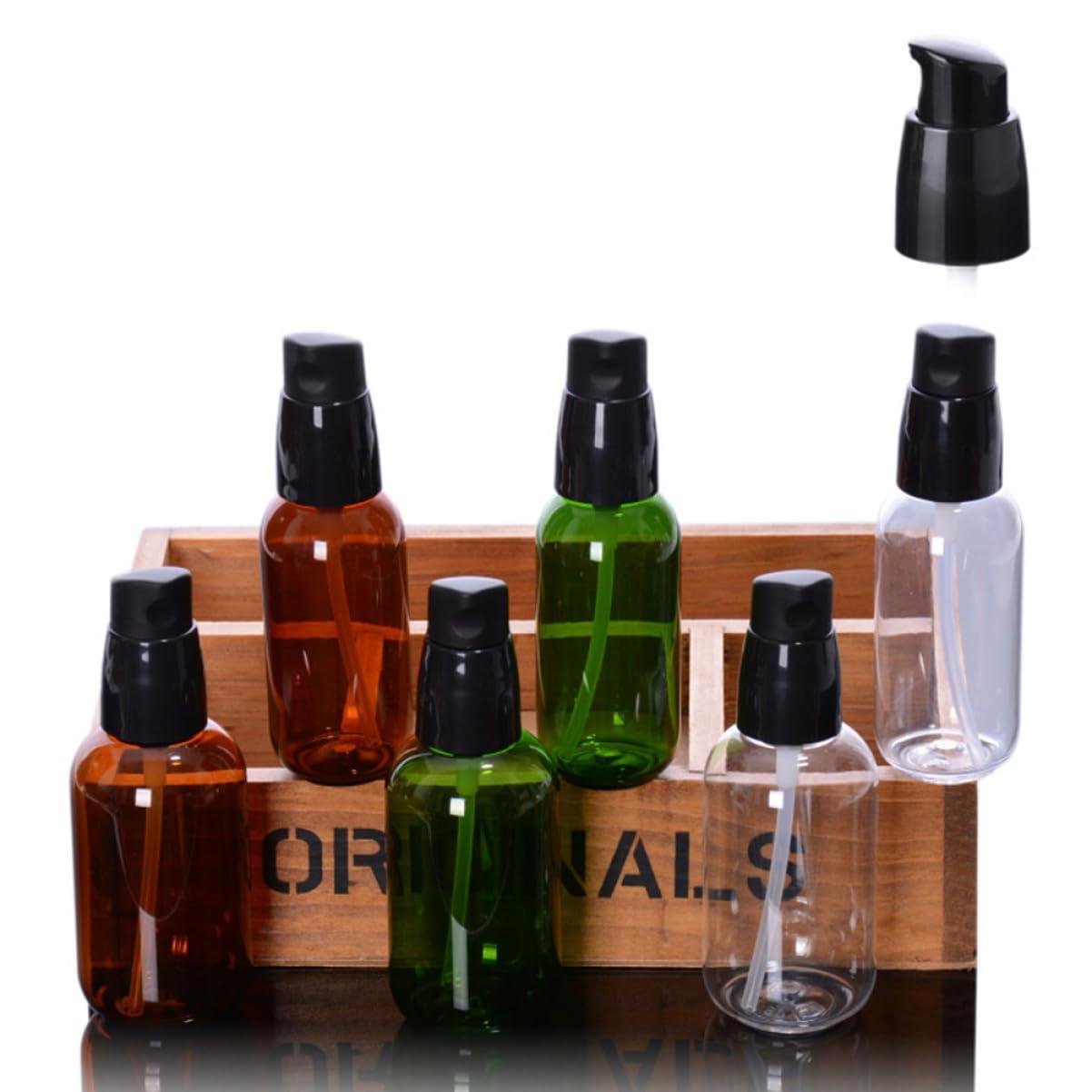 Housoutil Housoutil Packaging Bottles for Travel 3pc 50ml Beauty Cosmetic Bottles Green Tea for Essential Oils Skincare