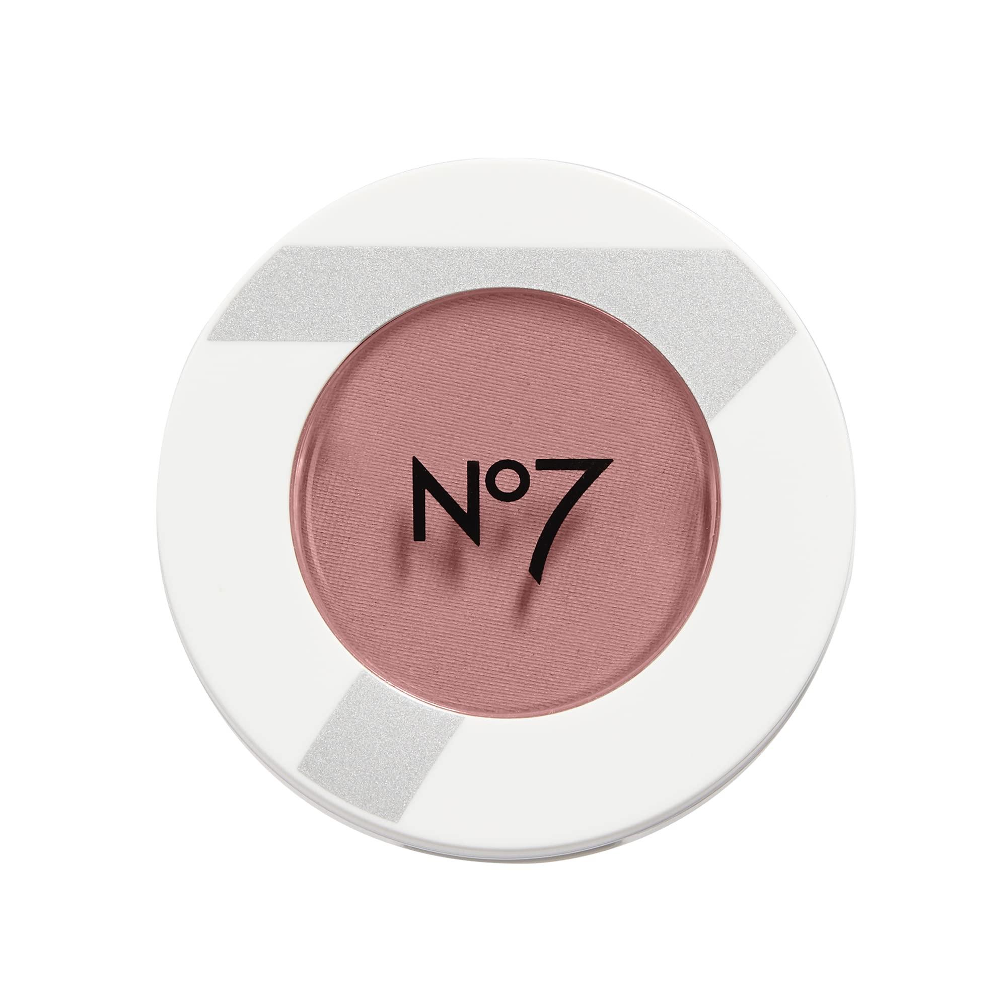 No7 No7 Matte Powder Blush - Pomegranate - Loose Blush Makeup Palette for Instant Flush of Color - Makeup Powder for Face with Skin Conditioning Vitamin E (3g)