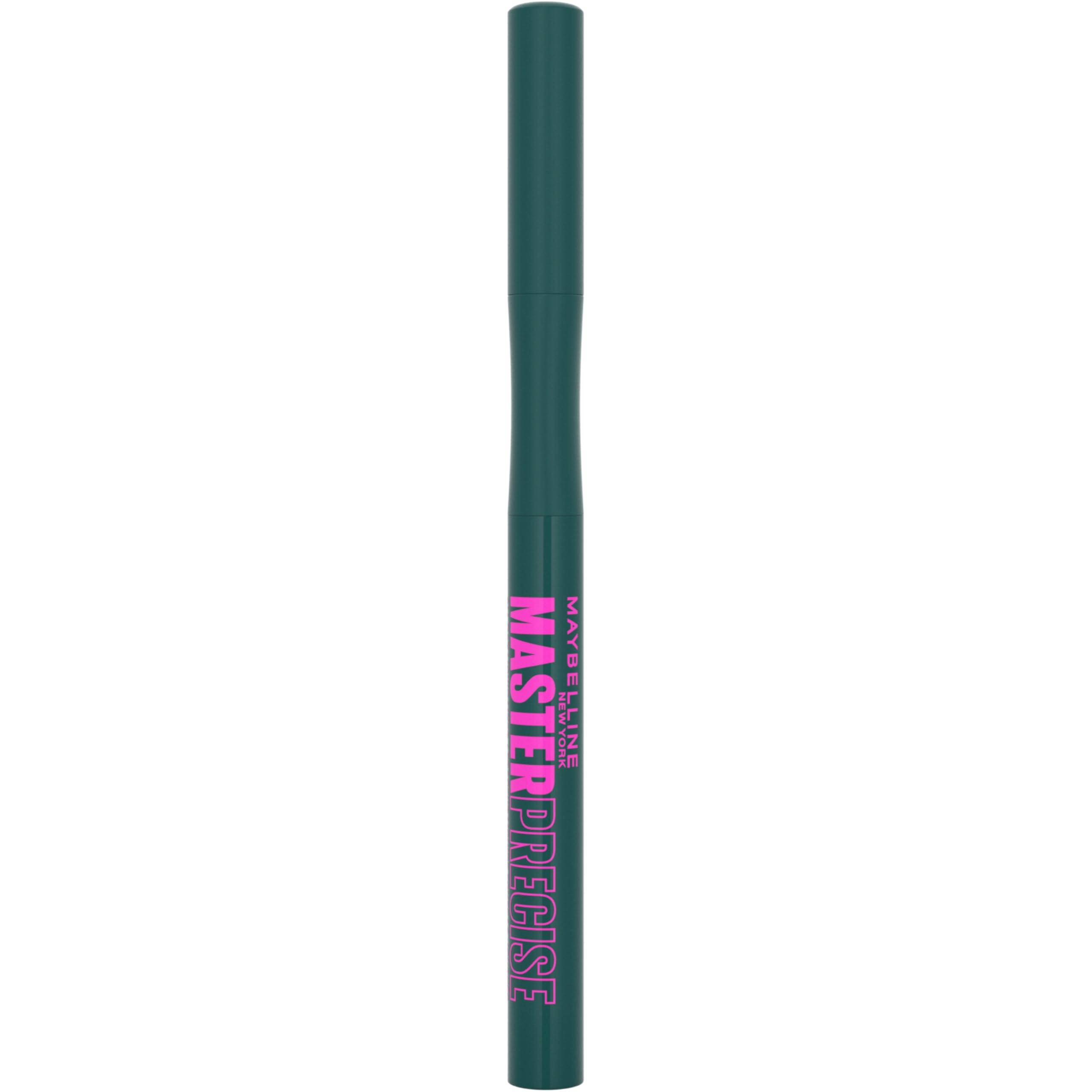 MAYBELLINE MAYBELLINE Master Precise All Day Liquid Eyeliner, Waterproof Eyeliner Makeup for up to 30HR Wear, Emerald Green, 1 Count
