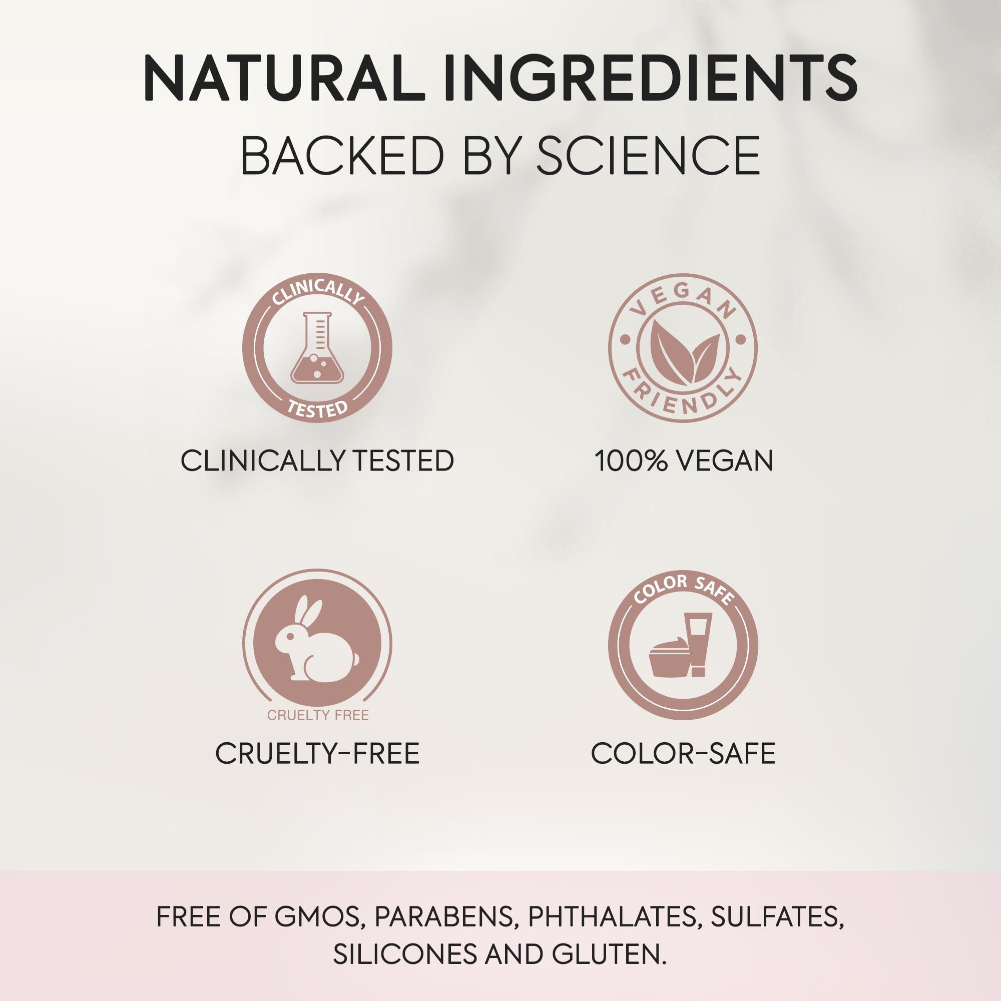 Jardient Jardient Hair Growth Serum: Veganic Natural Hair Growth Oil - Hair Loss Treatment for Women and Men - GRO Hair Serum for Thining Hair - Fuller Thicker and Healthier Hair in 90 Days, 2Pack X 1Fl Oz