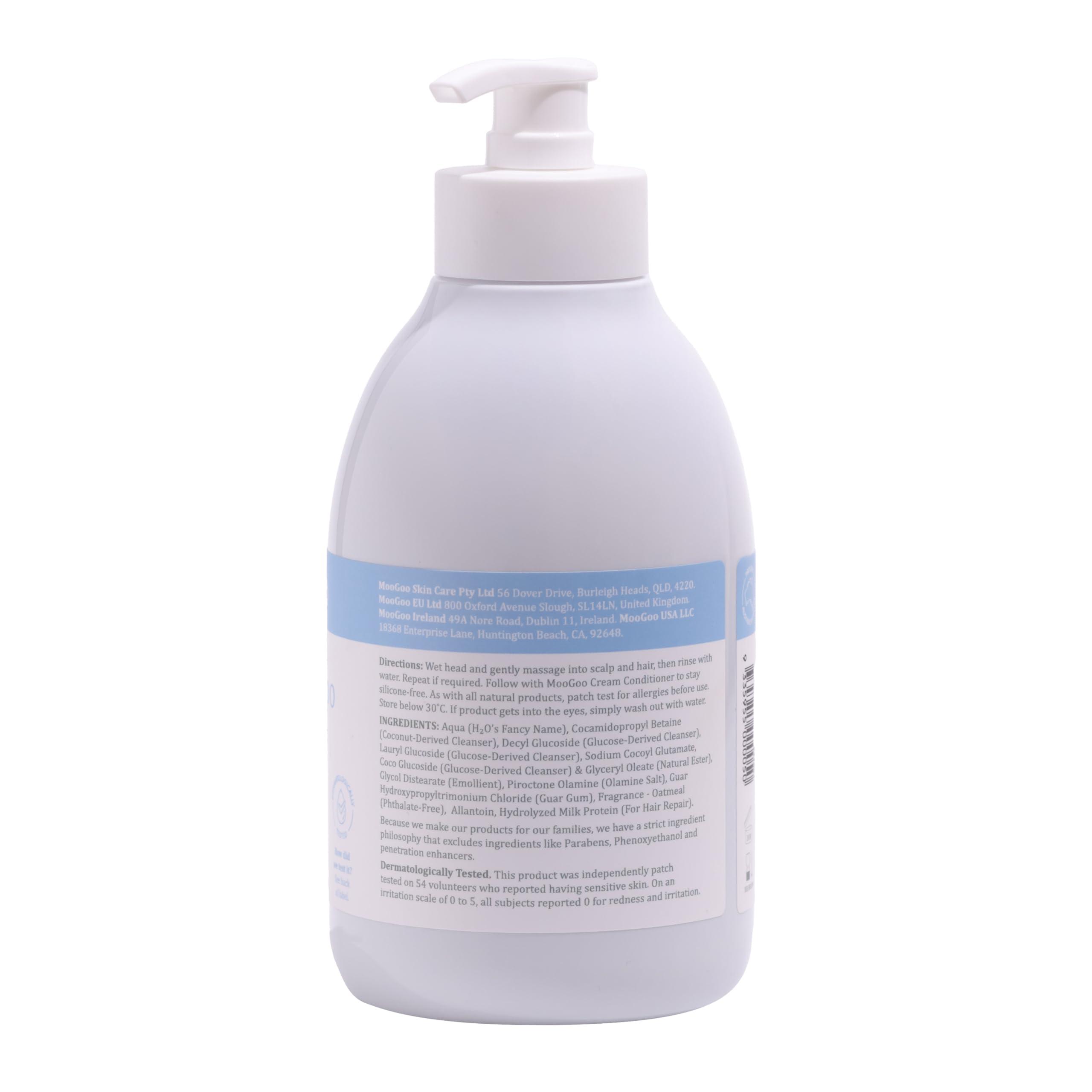 MooGoo MooGoo Milk Shampoo  For Itchy, Dry, Eczema, Psoriasis & Dandruff Prone Scalps  SLS, Silicone, Sulfate & Paraben Free - Natural & Gentle Formula  500ml / 16.9 fl.oz.