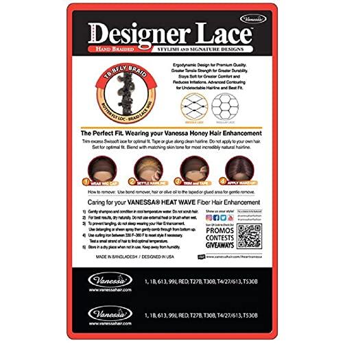 VANESSA VANESSA Tops Lace Front Butter Fly Loc Hand Braided Stylish and Signature Synthetic Hair Wig - TB BFLY BRAID (1B)