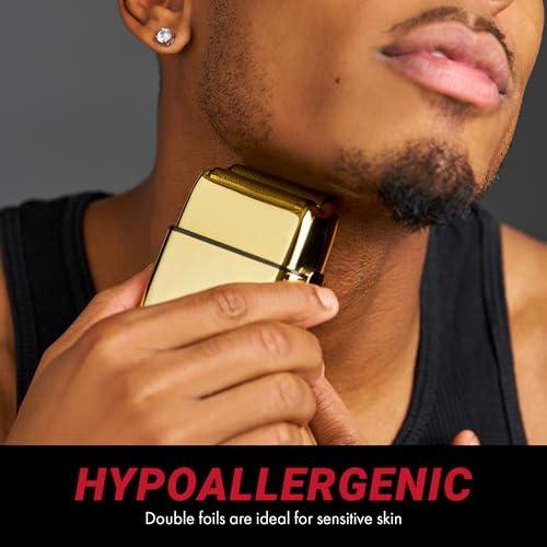 BaBylissPRO BaBylissPRO Barberology Double Foil Shaver, FXFS2 SILVERFX Professional Electric Shaver