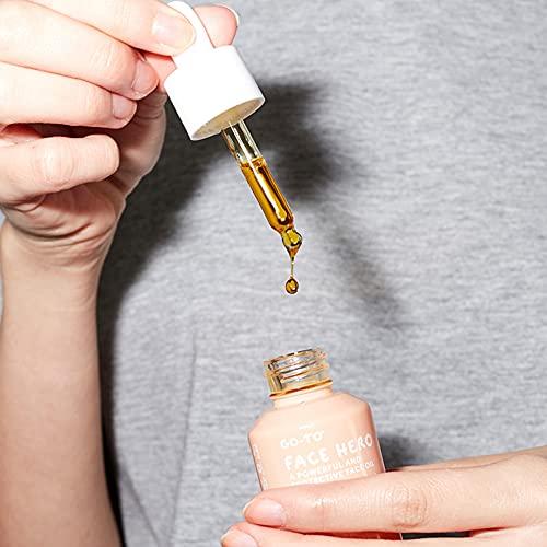 Go-To Go-To - Face Hero Natural Protective Face Oil | Clean, Plant-Based, Dermatologically-Tested (1.0 fl oz | 30 ml)