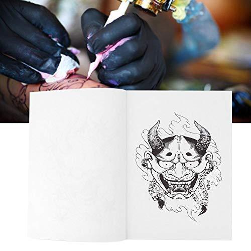 ZJchao Stick and Poke Tattoo kit,Tattoo Template Set, Hannya Pattern Professional Tattoo Book Tattoos Stencils Body Tattoo Practice Template Book Tattoo Templates Picture for Tattoo Artist