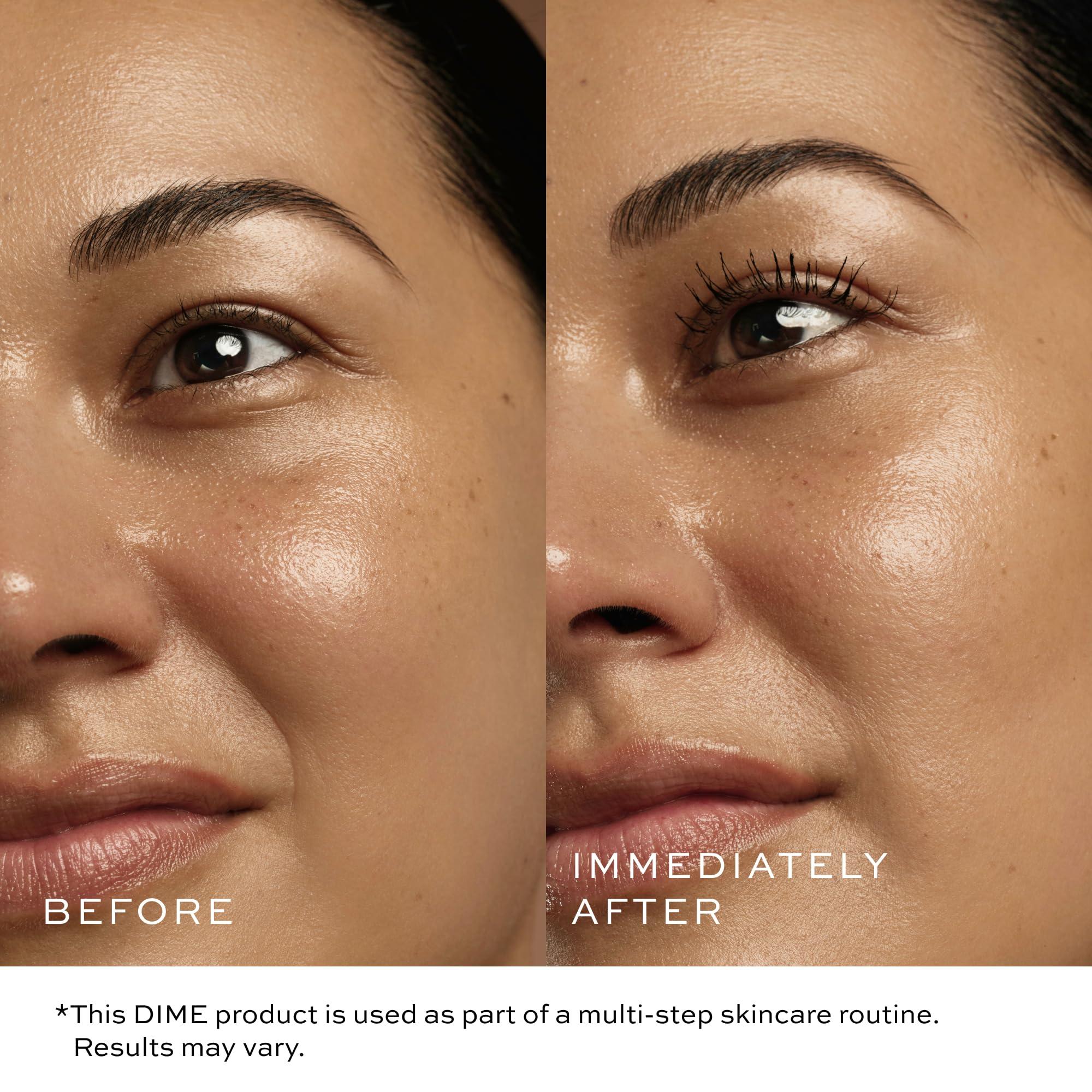 Dime DIME Beauty Volume Mascara - Smudge-Proof Tubing Mascara for Fuller, Thicker Lashes, Adds Volume & Length, Black 0.28 oz / 8 g