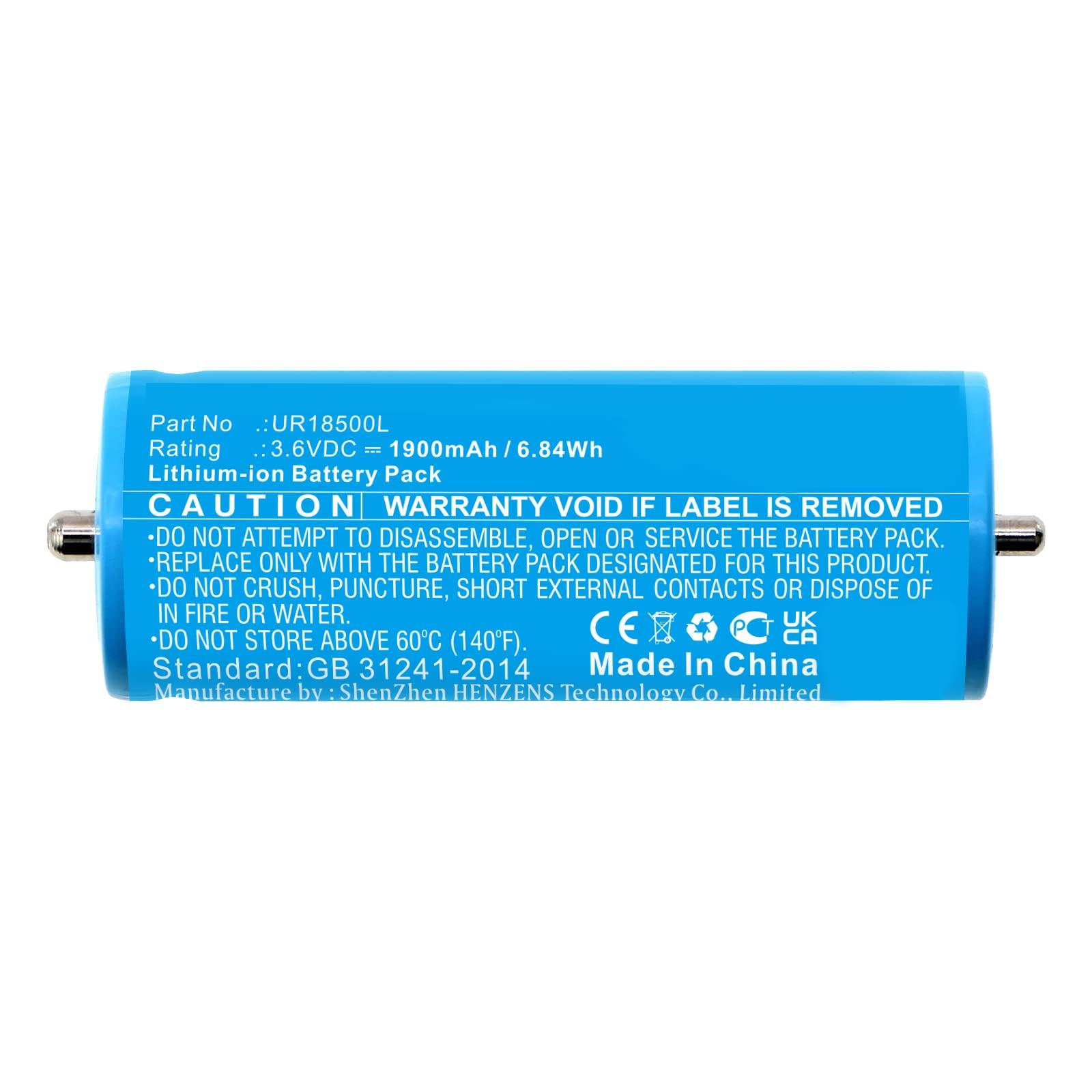 Synergy Digital Synergy Digital Shaver Battery, Compatible with Braun 799CC-6 Shaver, (Li-ion, 3.6V, 1900mAh) Ultra High Capacity, Replacement for Braun 3018765 Battery