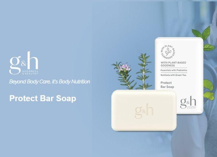 Generic Generic GH PROTECT BAR SOAP NEW FORMULA Sulfate Free 6 pcs X 150 Gr FOR Face, BODY and Hands Bar Soap New Formula