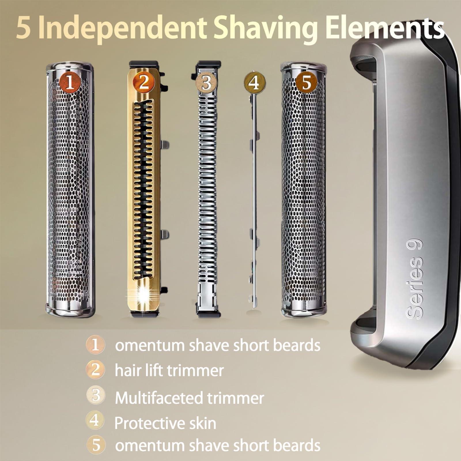 UTYIKR UTYIKR 92B Shaver Replacement Heads - Compatible with braun Series 9 Replacement Heads-Compatible with 9290cc, 9291cc, 9370cc, 9376cc, 9293s, 9260s, 9295cc, 9385cc, 9390cc, 9330s, 9296cc