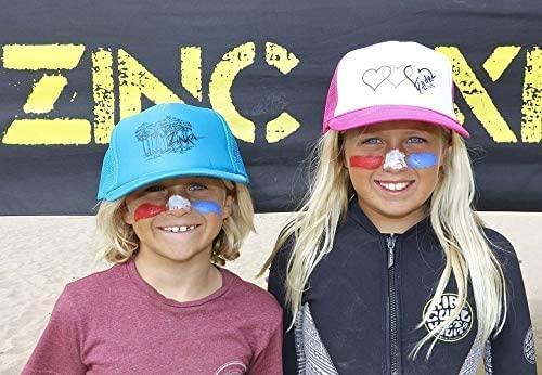 Zinka Zinka Colored Nosecoat Zinc Oxide Based Water Resistant 2 Pack Bundle 0.6 Ounce Tube - White