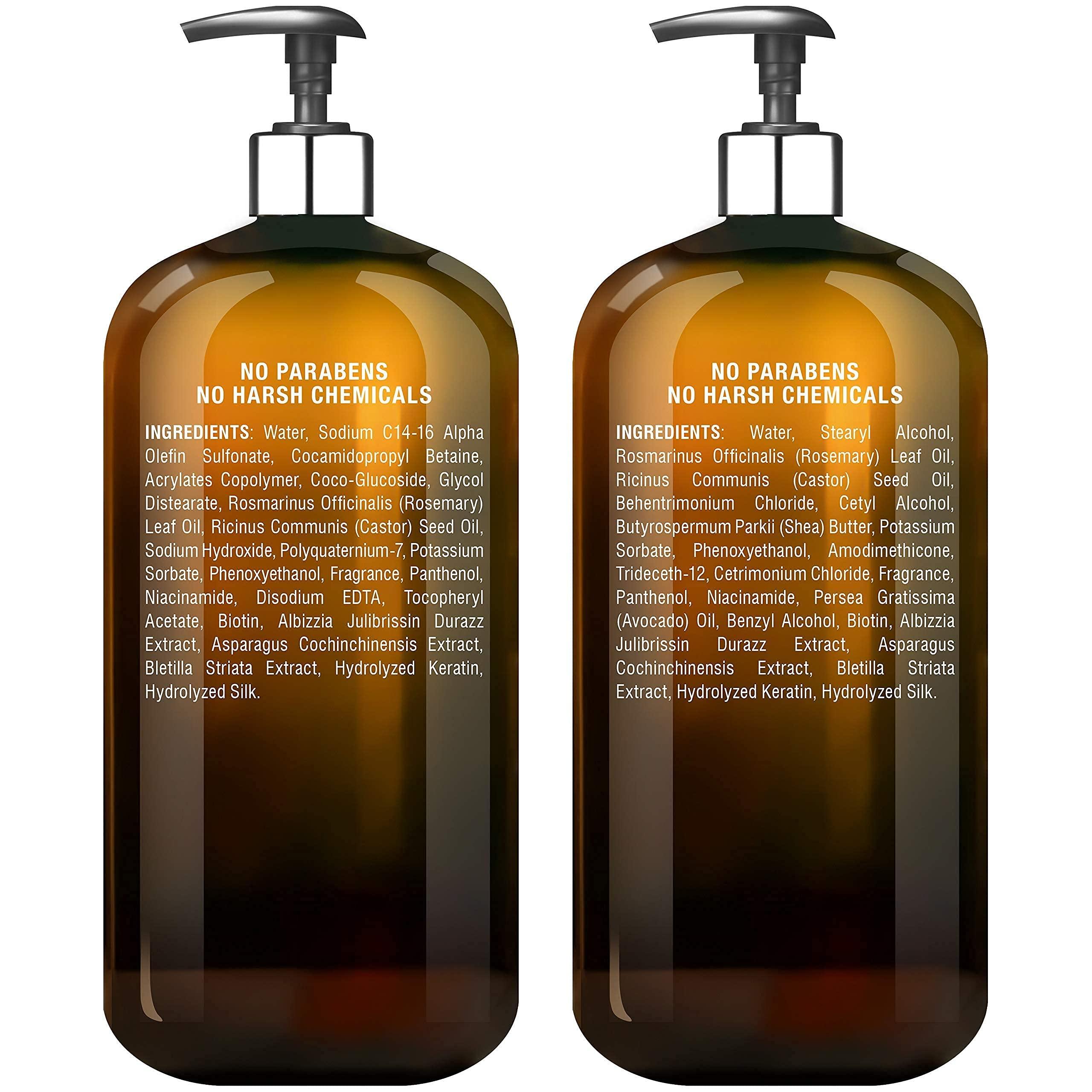 MAJESTIC PURE Majestic Pure Biotin with DHT Blocker Complex Shampoo & Conditioner Set (16 oz each) and Biotin Conditioner (16 oz) Bundle