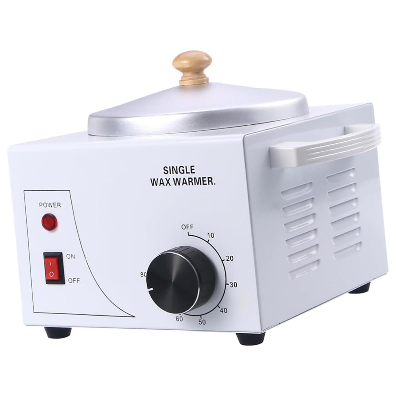 LHQYA LHQYA Waxing Heater Single, Single Furnace Thermostat Paraffin Wax Machine, Temperature Control Knob/overload Protection, for Spa Beauty Care Equipment