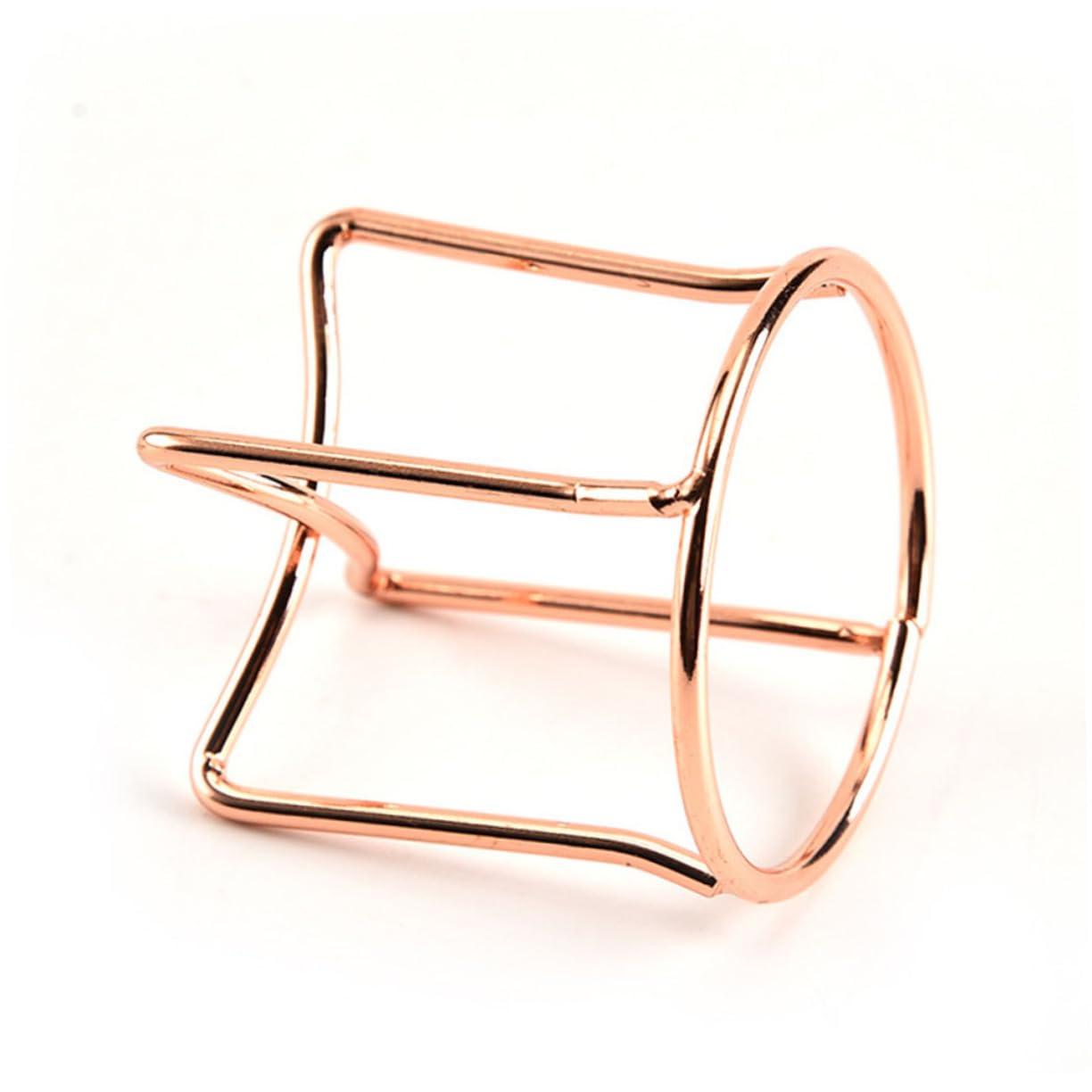 VINTORKY VINTORKY 2pcs Makeup Sponge Holder Stand Rose Gold Cross Shape Puff Drying Rack for Beauty Tools