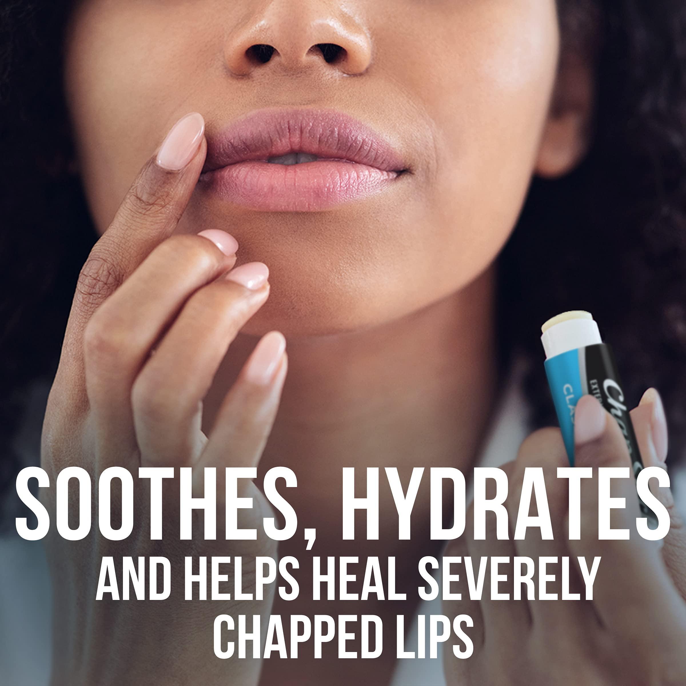 ChapStick ChapStick Classic Medicated Lip Balm Tubes, Chapped Lips Treatment and Skin Protectant - 0.15 Oz (Pack of 2)