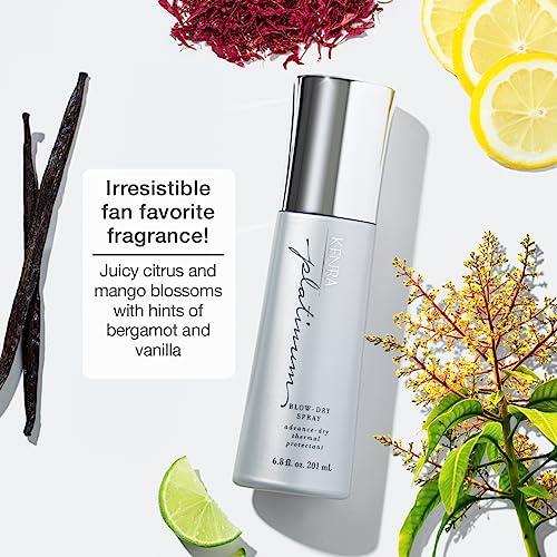 Kenra Professional Kenra Platinum Blow-Dry Spray | Time-Saving Heat Protectant | Detangles, Smooths, and Softens | Eliminates Frizz & Resists Humidity | Medium To Coarse Hair | 6.8 fl. oz. (2-Pack)