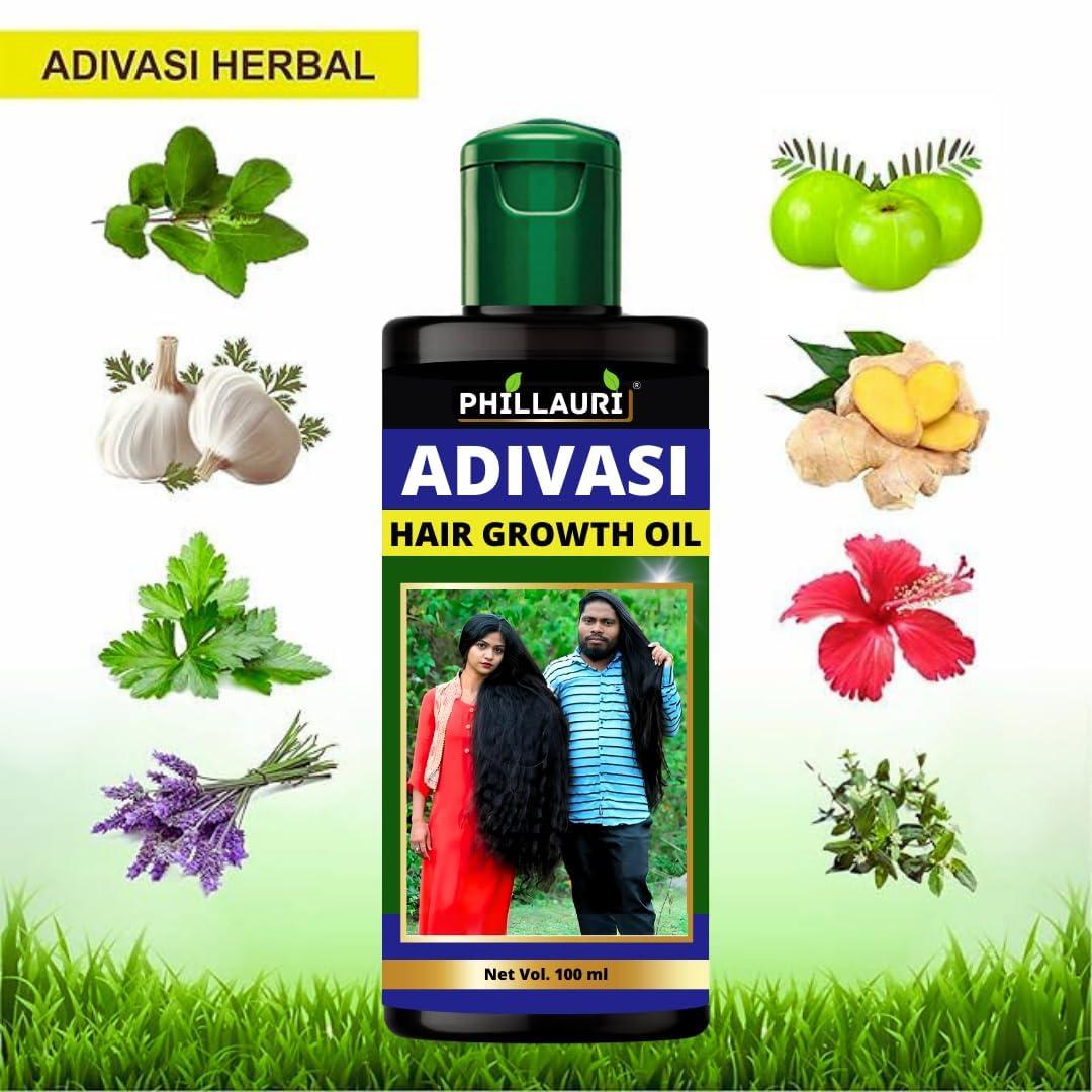 Phillauri Phillauri Adivasi Hair Oil Original, Adivasi Herbal Hair Oil | hair oil for men and hair oil for women | 400 ml