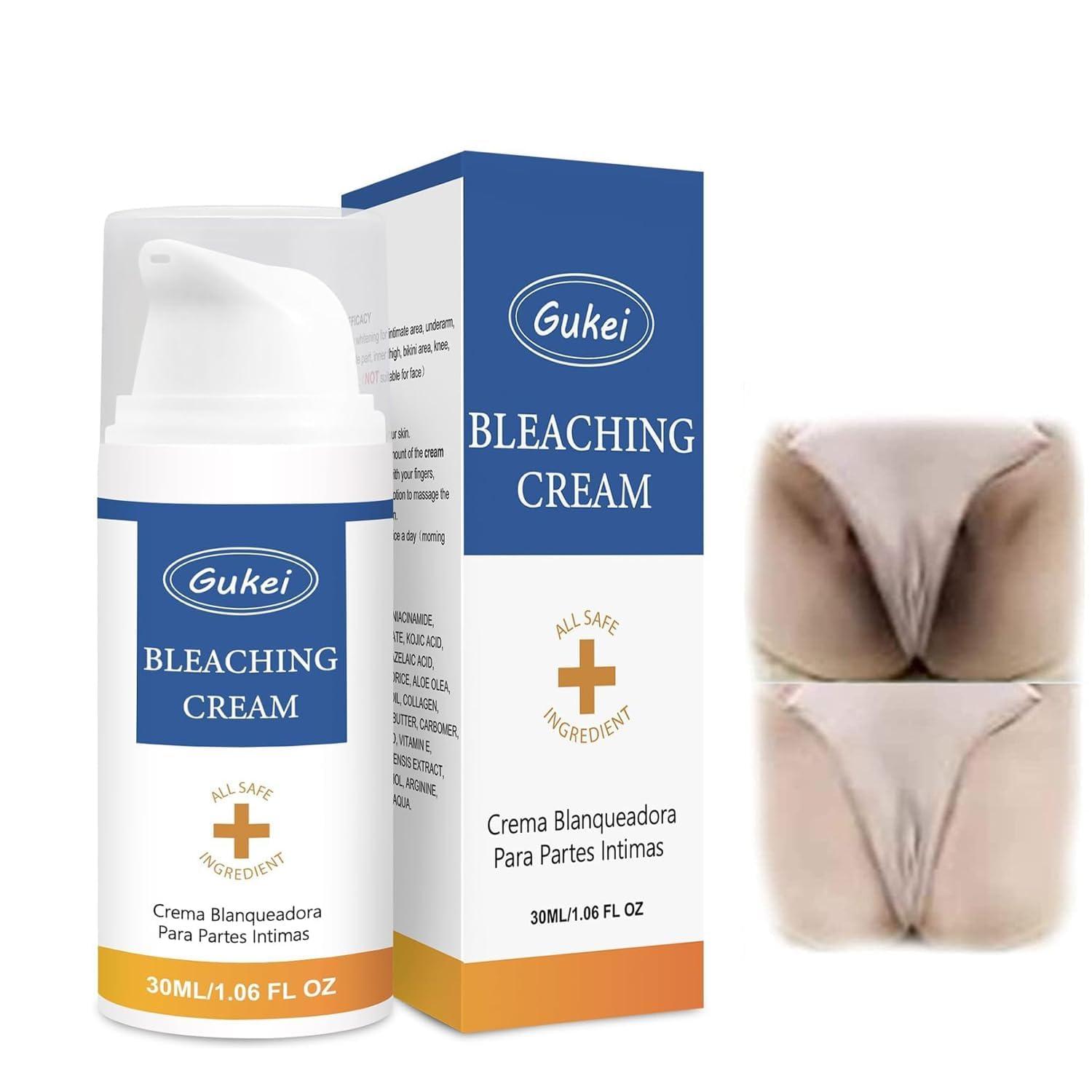 Gukei Gukei Intimate Areas Skin Lightening Cream Skin Bleaching Cream For Body Sensitive Intimate Area, Private Parts, Underarm, Knees, Elbows, Inner Thigh, Bikini Areas, Natural Skin Whitening Cream.
