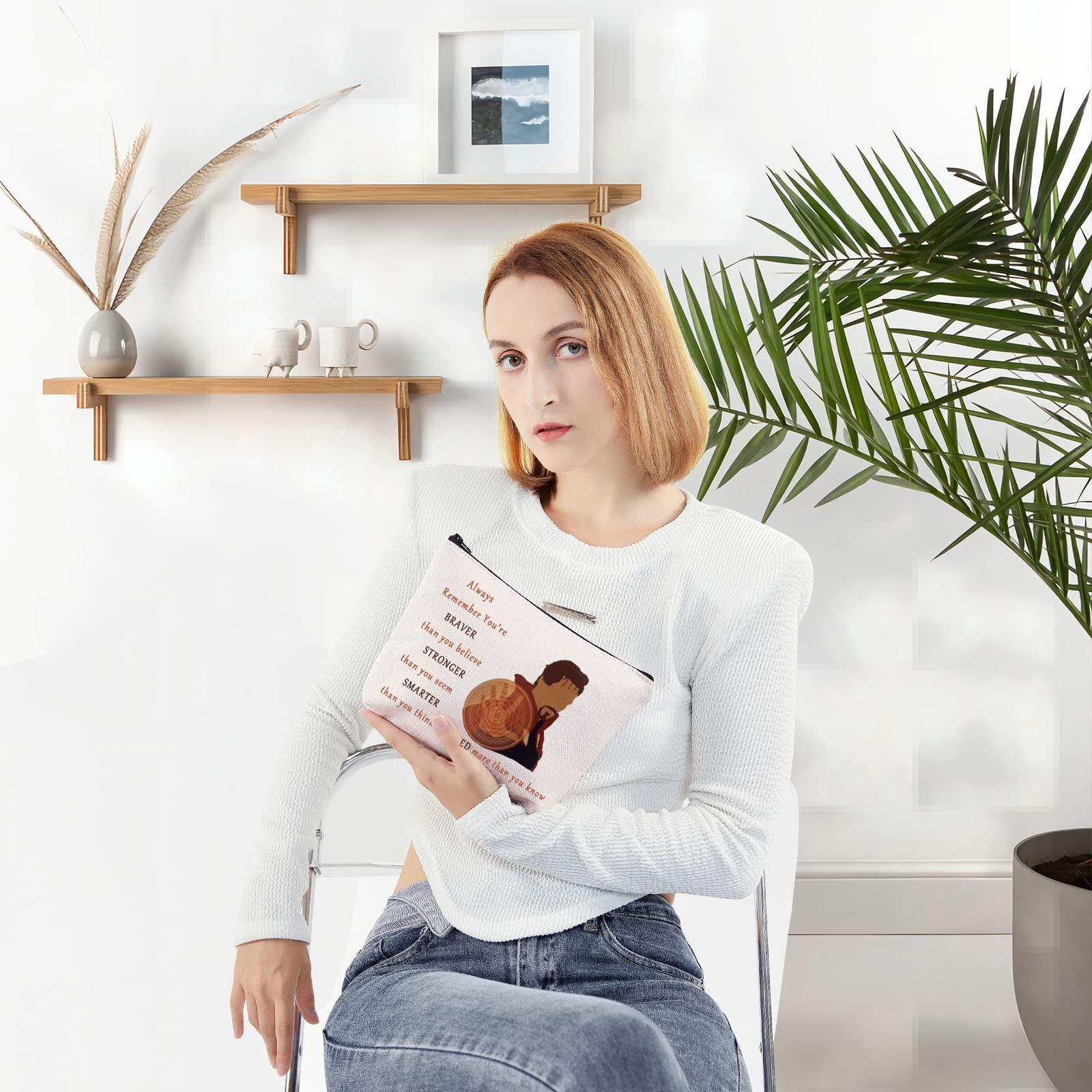 LEVLO LEVLO Dr Strange Cosmetic Make Up Bag Eye of Agamotto Fans Gift You Are Braver Stronger Smarter Than You Think Makeup Zipper Pouch Bag (Doctor Bag)