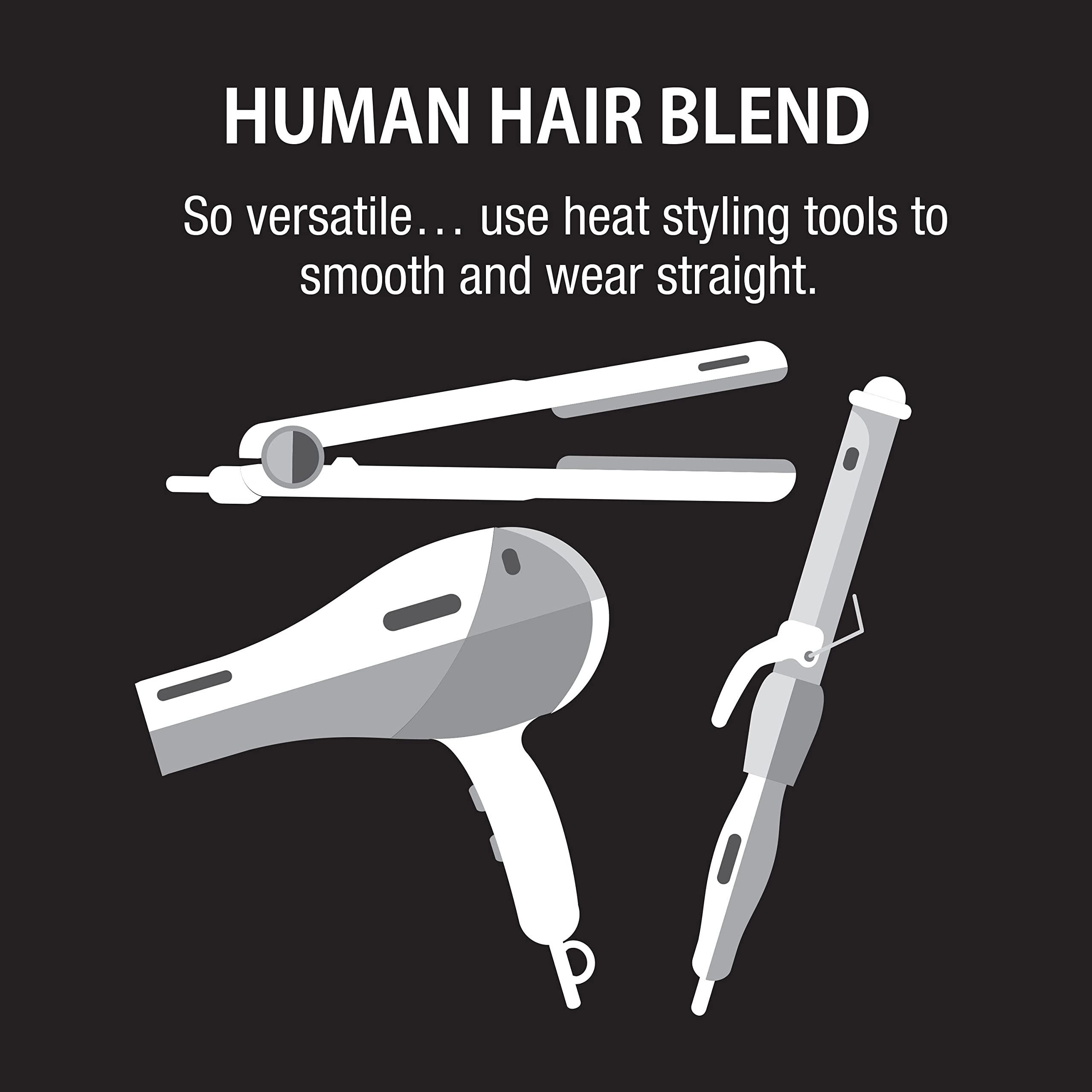 Especially Yours Makena Wig by Especially Yours® - Human Hair Blend Wig with Voluminous Layers of Natural-Looking, Bouncy Spiral Curls / Runway Shades of Black and Brown