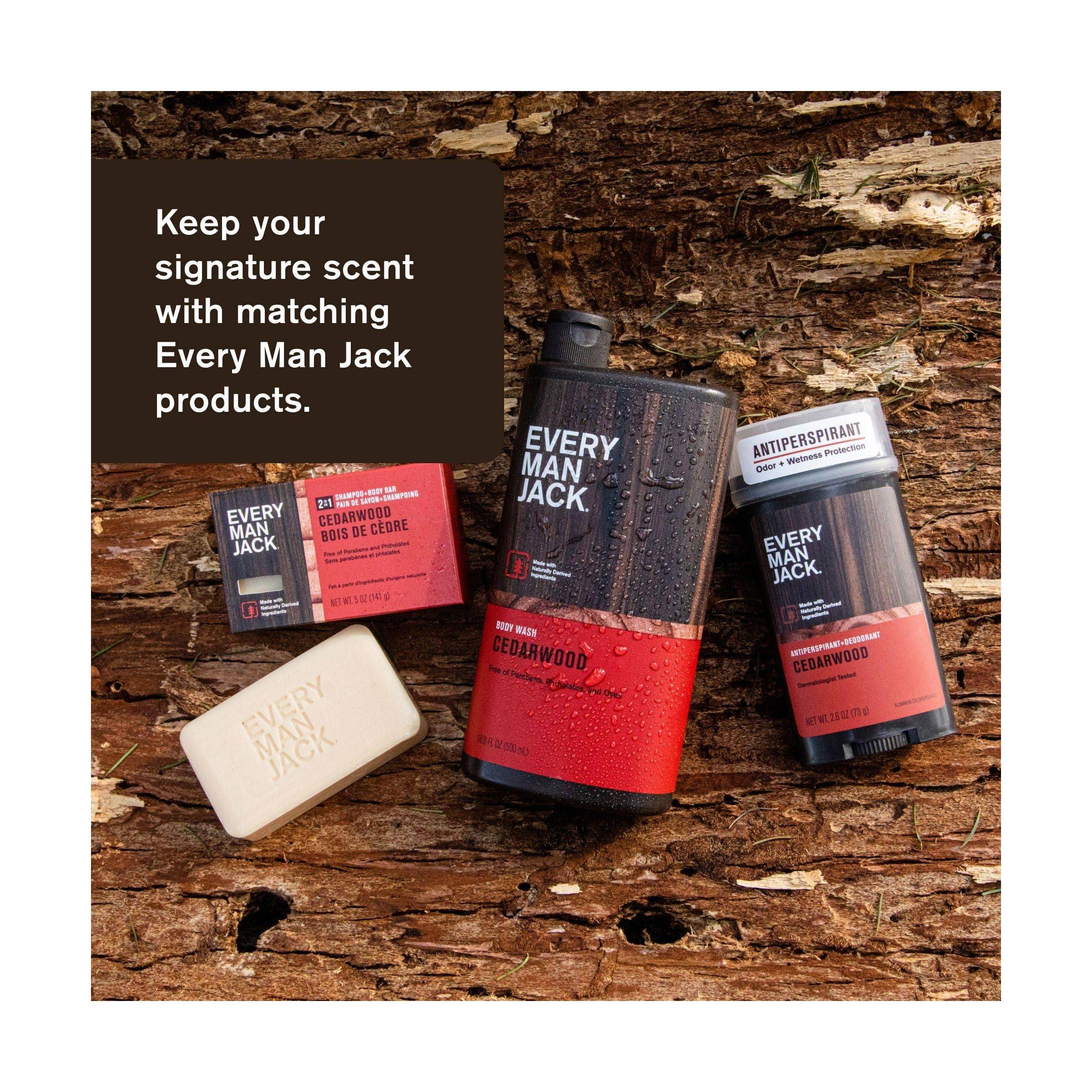 Every Man Jack Every Man Jack Body Wash and Shower Gel Cedarwood, 16.9 Ounce