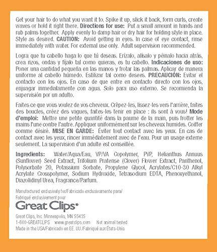 GREAT CLIPS GREAT CLIPS Solutions Kid\'s Wacky Gel, 8oz | Hair Gel Adds Structure & Shine | Recommended for Children Ages 4-10