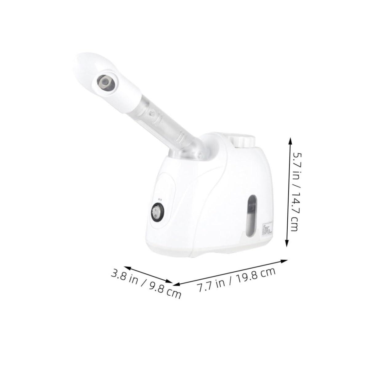 ASAKKURA ASAKKURA 1 Set Facial Steamer Face Steamer Machine Steamer for Face Spa Steamer Face Towel Steamer for Facials Face Steamer for Deep Cleaning Nasal Steamer Hair Steamer Handheld White PC