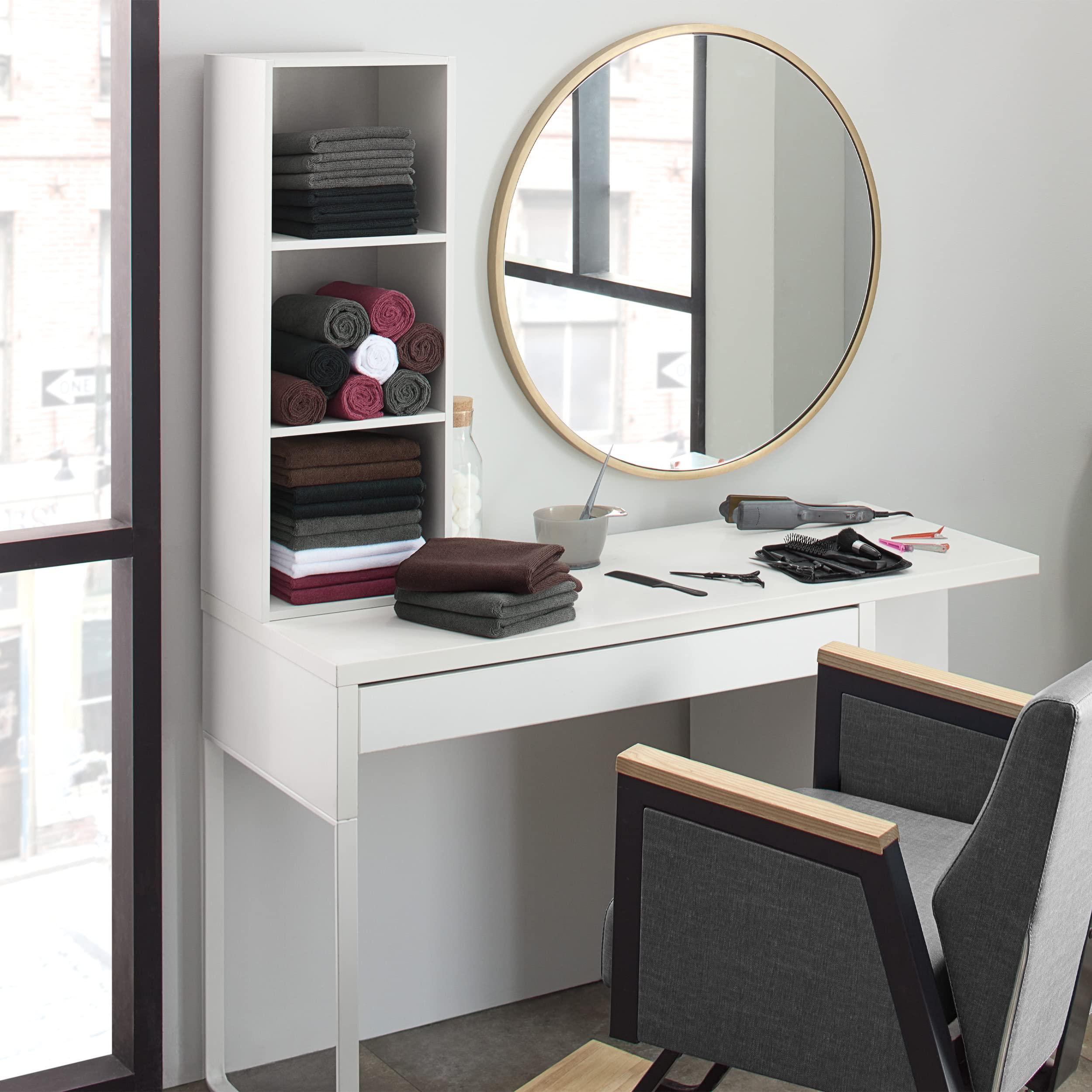 Arkwright LLC Arkwright Bleach Proof Salon Towels Bulk - (Pack of 24) Ultra Soft, Gentle Microfiber, Highly Absorbent & Quick Dry Spa Facial Towel for Hair Stylist, Nail Shop, and Esthetician, 16 x 27 in, Burgundy