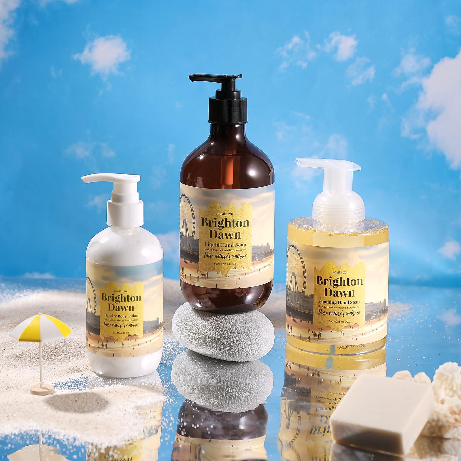 ROMIIE ZOI ROMIIE ZOI Brighton Beach Brighton Dawn Liquid Hand Soap - Marine Mirage Scent, 500ml (16.8 fl oz)