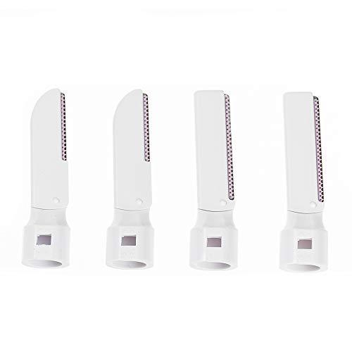 About Face About Face Sonic Beauty-Wand Refill Blades for Exfoliating, 4 Pack Includes 2 Facial Blades & 2 Brow Blades