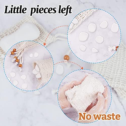 Ycolama Ycolama 50 Soap Bags Mesh Exfoliating, 100% Natural Sisal Soap Pouch, Soap Savers for Shower Use Like Massaging And Scrubbing(5.3 × 3.7inches)