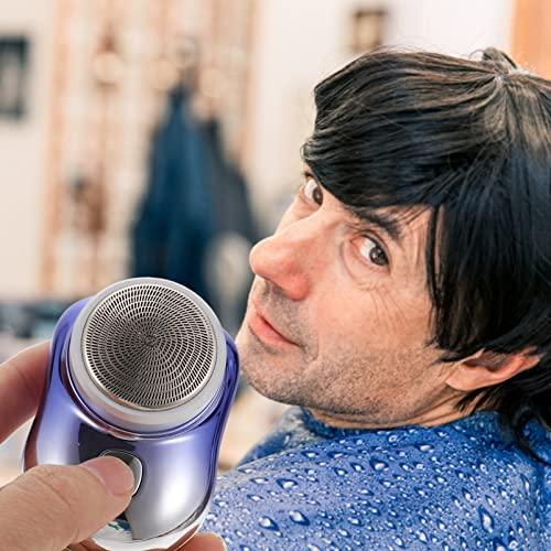 FOMIYES FOMIYES Electric Shaver Foil Shaver Electric Head Shaver Usb Rechargeable Razor Mens Beard Shavers Pocket Shaver Rotary Shaver Convenient Electric Razor Man Abs Electroplating Mini Tool